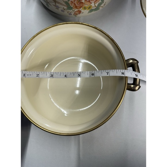 Mikasa Grande Chef Silk Bouquet Cooking Pots With Lids - Made in Japan - Picture 9 of 16